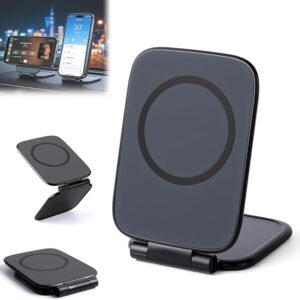 Home ultra thin magnetic car phone holder – foldable & adjustable