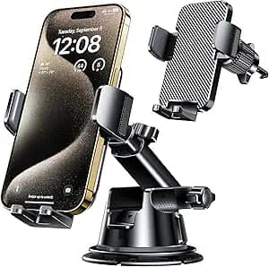 Home qifutandashboardcarphoneholder– adjustablewindshield&airventmount for smartphones