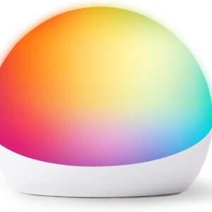 echo glow, multicolor smart lamp, works with alexa